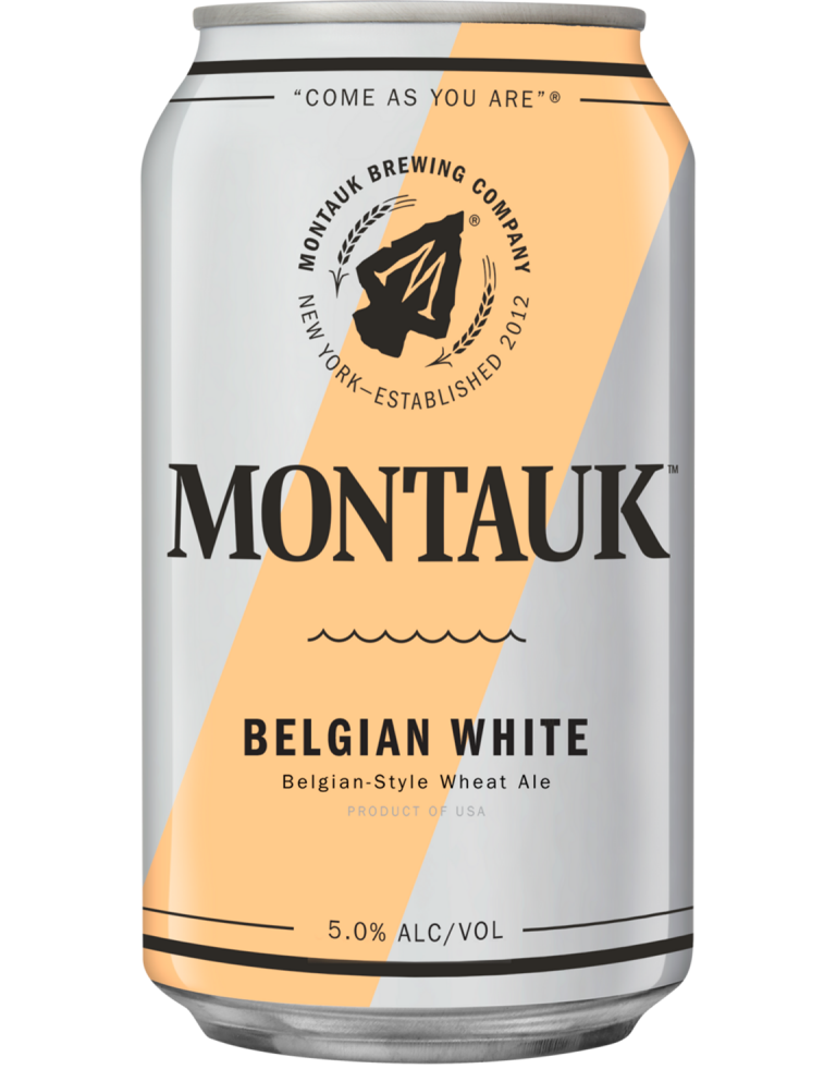 Montauk Brew Co Belgian White Wheat Ale 5.0% ABV 12oz year round can