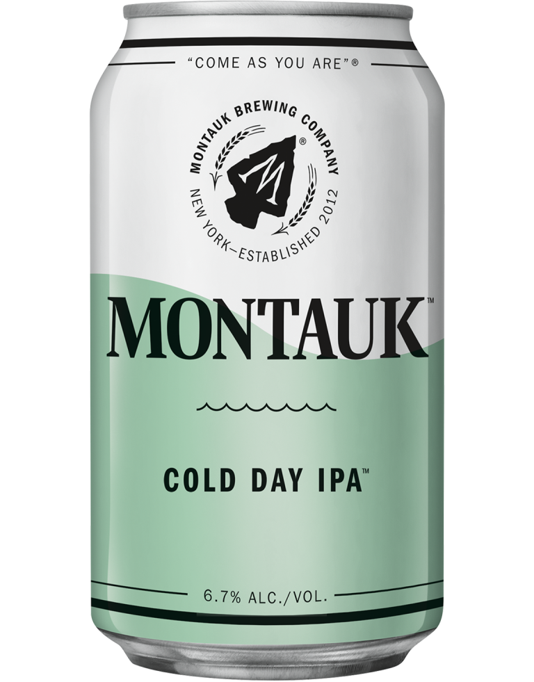 Montauk Brewing Co cold day IPA can