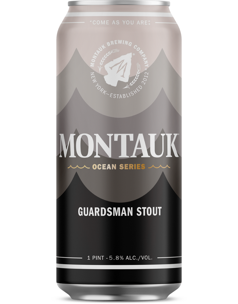 Montauk Brew Co Limited Ocean Series Guardsman Stout 16oz Can